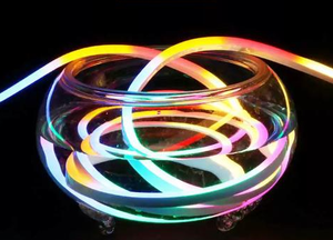 Bande LED néon RGB 7x13mm en silicone, fonctionnement silencieux sans scintillement, IP65, éclairage indirect pour chambre et salon, RoHS CE - Product Image 4