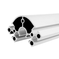 Profilé en aluminium à fente en T GB 6630R, profilé d'extrusion en aluminium, profilé pour établi, colonne d'angle 3060 en alliage d'aluminium