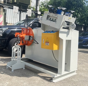 Sheet Metal <strong>Decoiler</strong> <strong>Uncoiler</strong> and Leveler Straightener 2 in 1 <strong>Decoiler</strong> Straightening <strong>Machine</strong> - Product Image 4