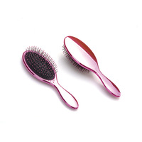 Brosse à cheveux Us Shine Bling pour massage, finition électro-plaquée, brosses à cheveux en céramique, brosse à cheveux pour perruque