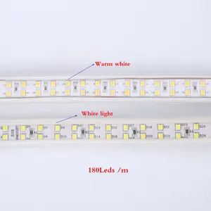 led strip dimmer 220v flexible led strip 100m ip67 50M/Roll 5050 neon flex 220v rgb led strip light with remote controller