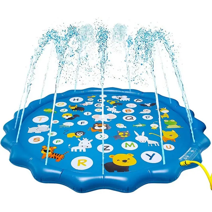 Nuovo arrivo170cm kids splash pad irrigatore 3 in 1 per bambini Splash Pad dalla A alla Z piscina all'aperto per neonati e bambini piccoli