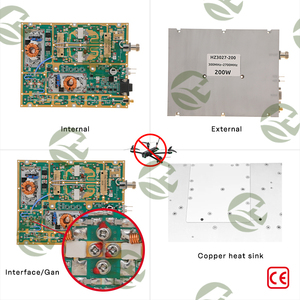 Módulo GaN Ultra-largura de Banda 300MHz-2700MHz 200W Série RSF Jammer Contra Drones com Amplificador de Sinal - Product Image 2