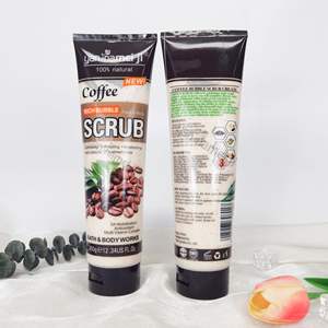 Crema facial vegetariana de sal marina orgánica de alta calidad, venta de <span class=keywords><strong>exfoliante</strong></span> de carbón <span class=keywords><strong>activado</strong></span>, <span class=keywords><strong>exfoliante</strong></span> Facial de limpieza profunda - Product Image 4