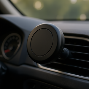 Support magnétique universel pour téléphone de voiture en plastique ABS, fixation sur grille d'aération ou tableau de bord - Product Image 2