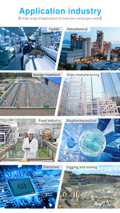 Compresor de aire de tornillo rotativo Industrial de baja presión de 5Bar 6Bar 37kW para industria petroquímica de vidrio de teñido textil - Product Image 4