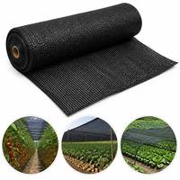 Filet d'ombrage agricole en HDPE noir de haute qualité, 5x100, taille personnalisable, 85% de protection solaire, en promotion