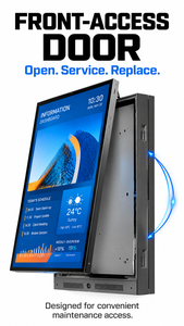 ป้ายดิจิตอลกลางแจ้งขนาด 65 นิ้ว IP66 ดีไซน์บางเฉียบ หน้าจอทนทานต่อสภาพอากาศ - Product Image 4