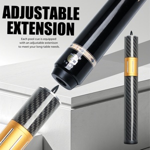 Taco de Billar Profesional de Fibra de Carbono Taidi con Punta de 12.5mm y Eje de Baja Deflexión, con Extensión - Product Image 6