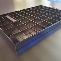 Haute température de fonctionnement 800x600 660x450 600x400mm plateaux de boulangerie de chariot de cuisson en acier inoxydable pour four