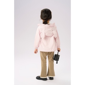 MZJ 2026 Chaqueta <span class=keywords><strong>Cortavientos</strong></span> Ligera de Moda para Niñas, Primavera-Otoño, con Capucha y Diseño Antiarrugas - Product Image 4