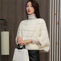 HG7588 MINK PONCHO 45CM Oberbekleidung