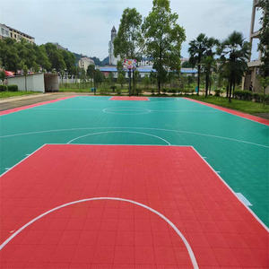 Superficie del tappetino da badminton all'aperto con griglia per pavimento in plastica - Product Image 5