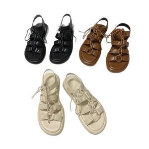 Sandalias de verano de una sola tira de seda satinada, sandalias de tacón alto estilo europeo, elegantes y modernas sandalias de tacón grueso para mujer - Product Image 1