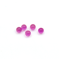 Taidian — perles Redleaf en pierres, gamme de pierres précieuses en couleurs rouge lisse, pour roulement machine, couleur 5 #