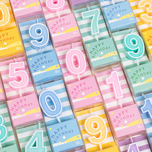 Numéros en forme de fête <span class=keywords><strong>Happy</strong></span> Decoration Cake Bougies d'anniversaire décoratives pour enfants - Product Image 5