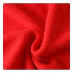 100% polyester tissu de couleur unie tissu tricoté à la mode en microfibre