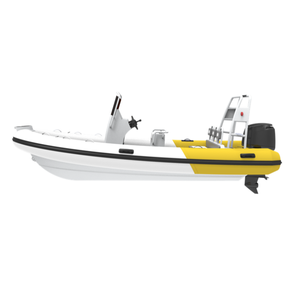 Vente en gros Certification CE 20ft 18ft 560 PVC orque Hypalon Tube Gonflable V Profond Soudé <span class=keywords><strong>Console</strong></span> Aluminium Rib Bateau avec Moteur - Product Image 2