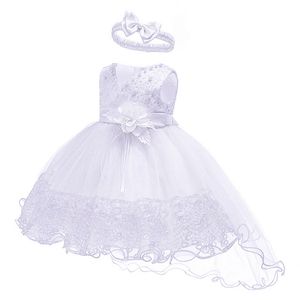 Abito da spettacolo HaoLan Butterfly Pearl Sweet/Lovely per bambine, senza maniche, in cotone e poliestere, per compleanno o performance, ispirato a film e serie TV - Product Image 1