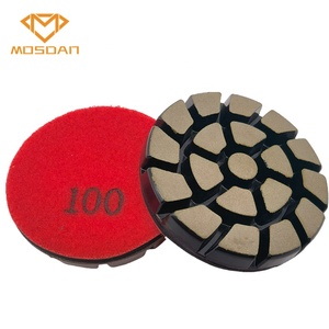 <strong>3</strong> Inch 75mm Spiral Ceramic Polishing Pads Block for Transitional Concrete Floor Polishing - Product Image 4