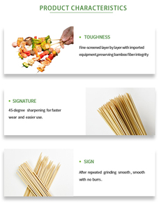 ไม้เสียบไม้ไผ่ขนาดพิเศษ ใช้แล้วทิ้ง เป็นมิตรกับสิ่งแวดล้อม สำหรับฮอทดอก ย่อยสลายได้ ใช้สำหรับปิ้งย่าง บาร์บีคิว อุปกรณ์ปิ้งย่างกลางแจ้ง สำหรับงานสังสรรค์ - Product Image 6