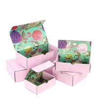 Papier ondulé isolé Imprimante à passe unique Boîte en carton ondulé Cadeau Boîte d'emballage en papier pour lunettes de soleil avec logo personnalisé