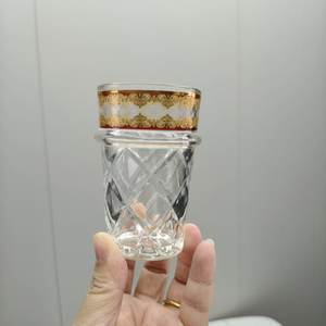 Nuovo Set di <span class=keywords><strong>Bicchieri</strong></span> Marocchini in Vetro 6/<span class=keywords><strong>12</strong></span> Pezzi con Incisioni Dorate, Tazze per <span class=keywords><strong>Acqua</strong></span> e <span class=keywords><strong>Bicchieri</strong></span> da Tè in Stile Arabo - Product Image 6