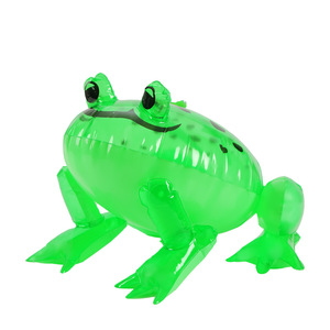 Jouet grenouille gonflable avec cordon lumineux clignotant pour enfants, jouet animal en plastique - Product Image 4