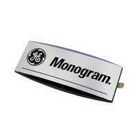 Kerajinan Logam 3D Label Elektroform Peralatan Elektronik Papan Nama Pencatat Nama Tanda Merek Stiker Dicetak Timbul & Dicetak Rata