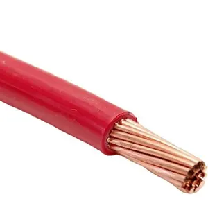 PVC/PE/XLPE Cover Copper wire THW/TW 14 12 10 8 6 S0lid/Stranded Electrical cable