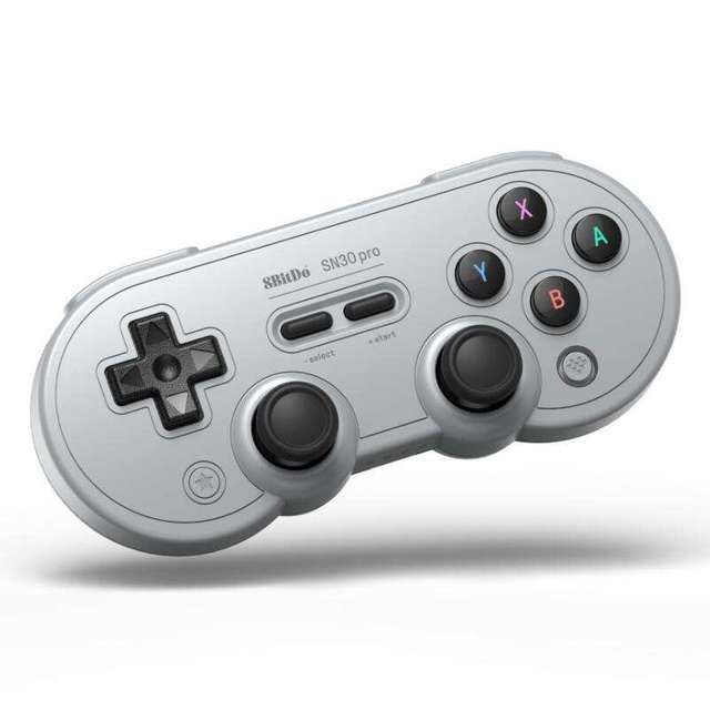 Original 8BitDo SN30 Prowireless controller 80DM02 Gray Hall Effect Joystick Retro Multi-platform Retro Controller