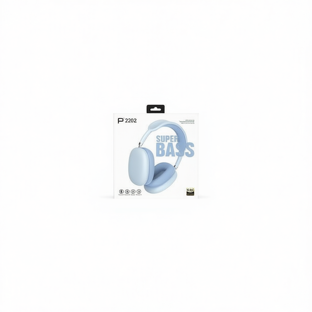 SUNING P2202 for Wireless Headphones with 5.3 Super Bass Over-Ear Design Mic for Music and Calls Model 8035108334087