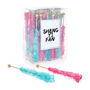 Certificat HACCP/Halal multicolore saveur de fruits mélangés cristal <span class=keywords><strong>rock</strong></span> bonbon bâton <span class=keywords><strong>sucette</strong></span> - Product Image 1