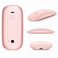 Magic Mouse 3 A3204 Usado, Óptico, Inalámbrico, Recargable, Retroiluminado RGB, Programable, 2 Botones, Mouse para Mac Book/iMac Multi-Touch, en Stock