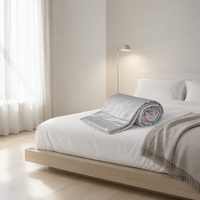 Couette d'été Anyangshu à ions oxygène négatifs libère plus de 3000 ions oxygène négatifs pour un sommeil confortable la nuit