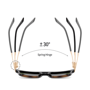Gafas de sol cuadradas al por mayor para hombre con prescripción, diseño de patillas único, gafas de sol ópticas personalizadas, gafas retro de viaje para mujer - Product Image 3