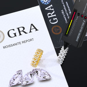 <span class=keywords><strong>Anello</strong></span> Unisex alla Moda, Gioiello in <span class=keywords><strong>Argento</strong></span> Sterling 925 con Diamante Moissanite VVS <span class=keywords><strong>da</strong></span> 5mm, <span class=keywords><strong>Anello</strong></span> Cubano Iced Out per Uomo e Donna - Product Image 5