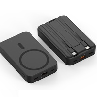 Cargador Portátil Magnético Inalámbrico USB C de Alta Capacidad, 10000mAh, 37Wh, Carga Rápida de 22.5W, Personalizado de Fábrica, Venta al Por Mayor