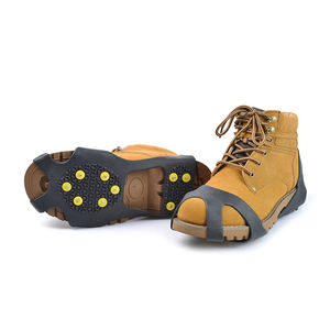 Ramponi di Alta Qualità con 10 Punte in Acciaio, Grip per Ghiaccio e Neve, Tacchetti Antiscivolo, Copriscarpe Elasticizzati S-XL - Product Image 3