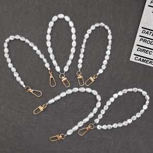Producción de fábrica, venta al por mayor, cadena de perlas, correa para el hombro, adorno para bolso, accesorios de repuesto, cadena para teléfono con perlas, correa para bolso - Product Image 3