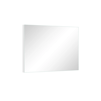 Miroir de salle de bain LED sans cadre avec capteur sans contact, motif papillon imprimé UV personnalisé