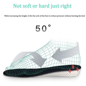แผ่นรองพื้นรองเท้า EVA ระบายอากาศได้ดี เพิ่มความสูง 1-3 ซม. แห้งเร็ว กันลื่น สำหรับผู้หญิงและผู้ชาย - Product Image 4