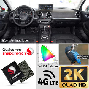 Unidad principal de Radio de coche <span class=keywords><strong>Android</strong></span> 13,0 para <span class=keywords><strong>AUDI</strong></span> A3 tercera generación 8V 2013-2019 2K pantalla Audio estéreo con CPU Qualcomm - Product Image 4