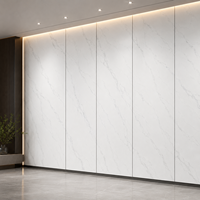 Panel de Cristal de Carbono Blanco Nube, Sistema de Pared Residencial de Lujo Ligero WYRAX