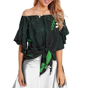 Camicetta estiva da donna con stampa floreale camicetta ampia in maglia estiva Casual per idee regalo per ufficio, vacanze e <span class=keywords><strong>natale</strong></span> - Product Image 3
