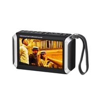 Radio sans fil SANSUI F53 avec écran LED de 4,3 pouces, haut-parleur portable, lecteur MP3, lecteur de carte TF, lecteur vidéo
