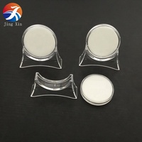 Nouveau style UN ENSEMBLE 16mm-40mm acrylique porte-capsule 46mm capsule avec inserts en mousse acrylique monnaie chevalet
