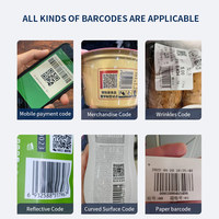 Escáner de Códigos de Barras 1D/2D USB de Alta Velocidad HC-781 en Stock para Supermercados, Cajas Registradoras y Entrega Express