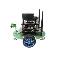 Kit IA ROS JetBot Version Professionnelle B avec Deux Contrôleurs, Robot de Cartographie Lidar, Traitement Visuel, Carte Jetson Nano B01