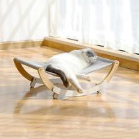 Nuevo Diseño 2022, Asiento de Madera para Gatos con Forma de Luna, Columpio para Gatos, Cama Hamaca para Gatitos, Muebles para Gatos, Regalo